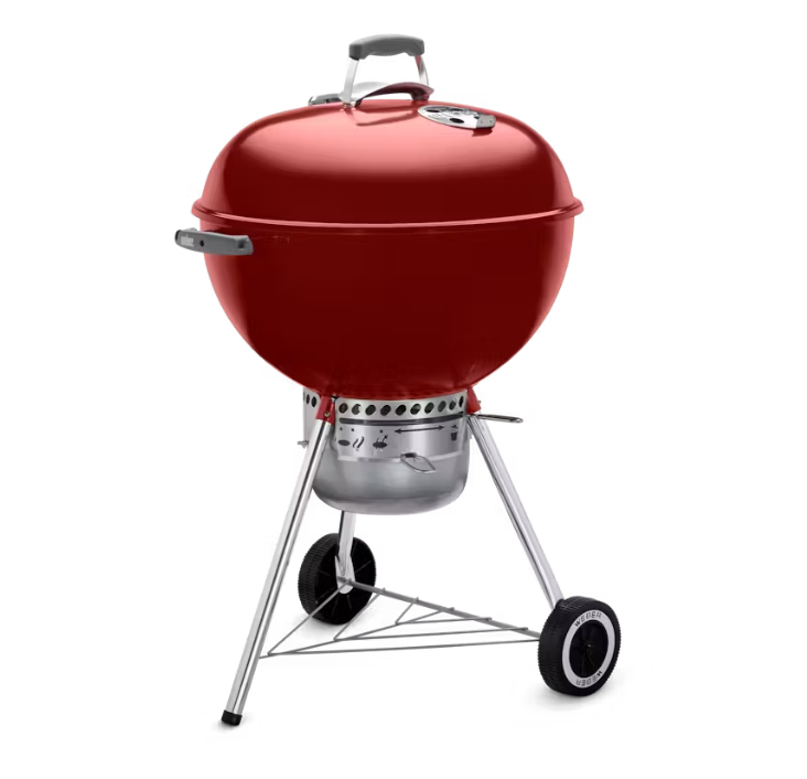 ASADOR DE CARBON ORIGINAL KETTLE PREMIUM 22" ROJO CARMESI