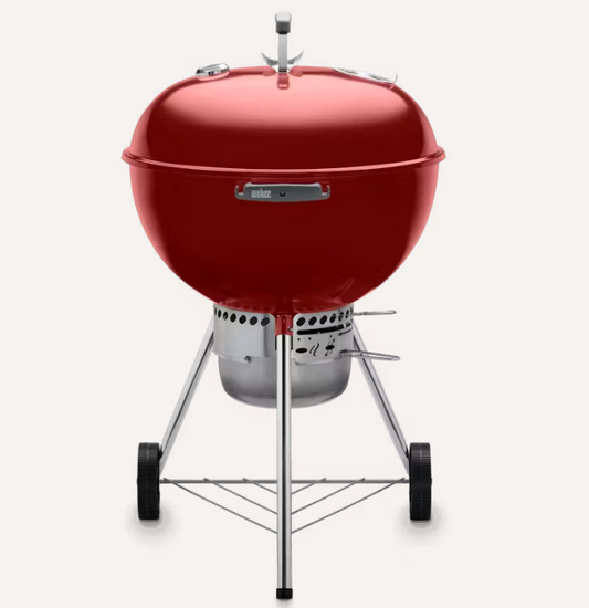 ASADOR DE CARBON ORIGINAL KETTLE PREMIUM 22" ROJO CARMESI