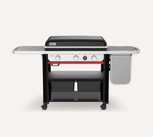 Plancha resistente al óxido Slate™ de 76 cm (30") con mesa lateral extensible